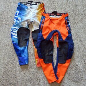 FXR Youth Clutch Pro MX Pants Size 24 Motocross Riding Gear Lot of 2 Pair